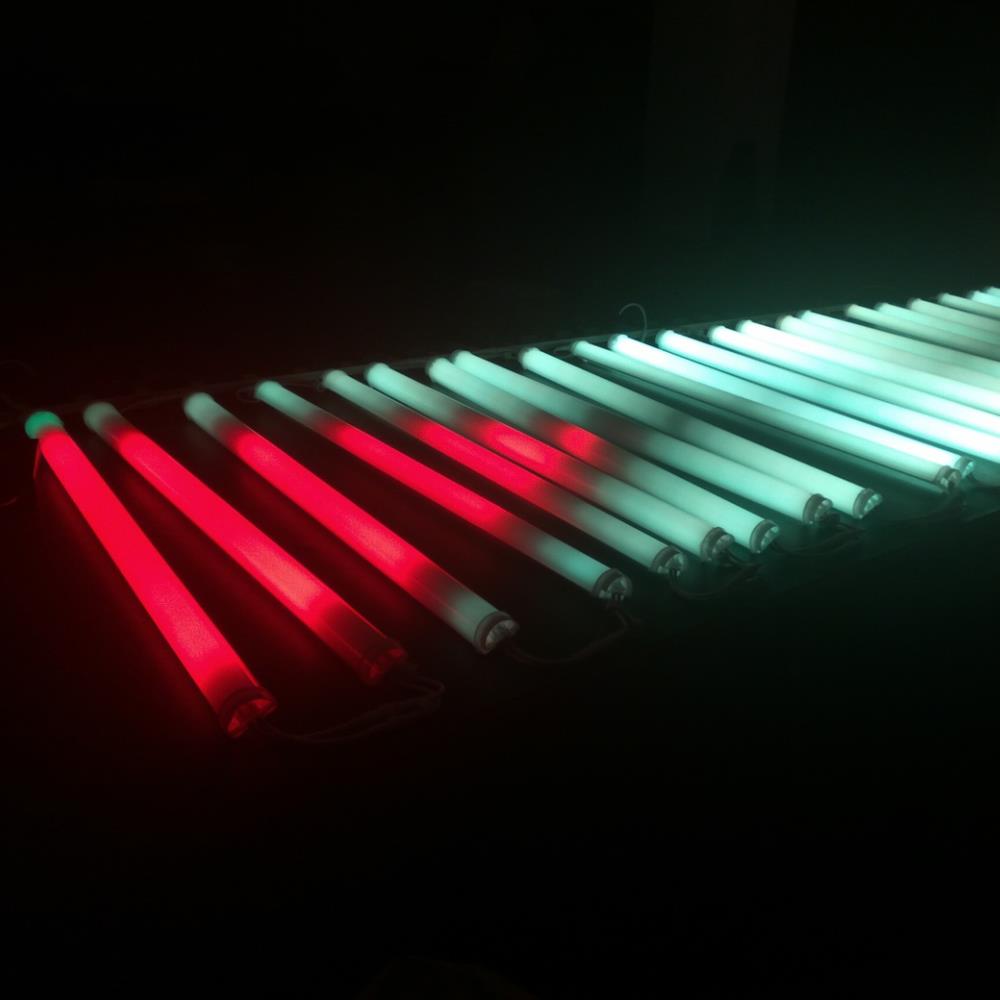 CE Rohs одобренный Полноцветный 9w DMX RGB светодиодный цифровой трубчатый свет