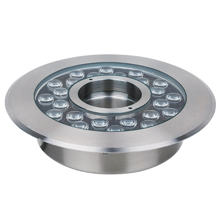 Ip68 кольцевой Одноцветный dmx rgb 9 Вт 12 Вт 12 В ce светодиодный фонтан из нержавеющей стали