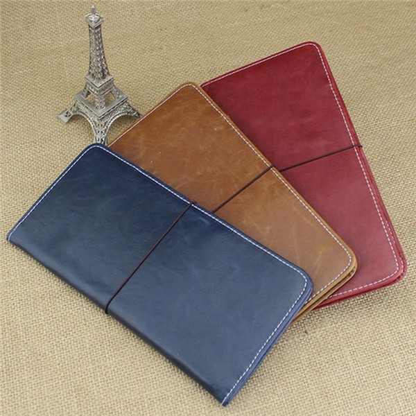 Boshiho leather cover passport synthetic passport holder