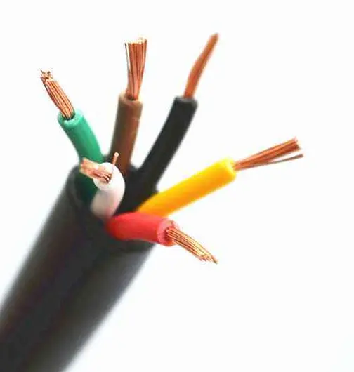 Control Cable Insulation of Polyvinyl Chloride Plastic Strands PVC Compound Casing KVVG Cable