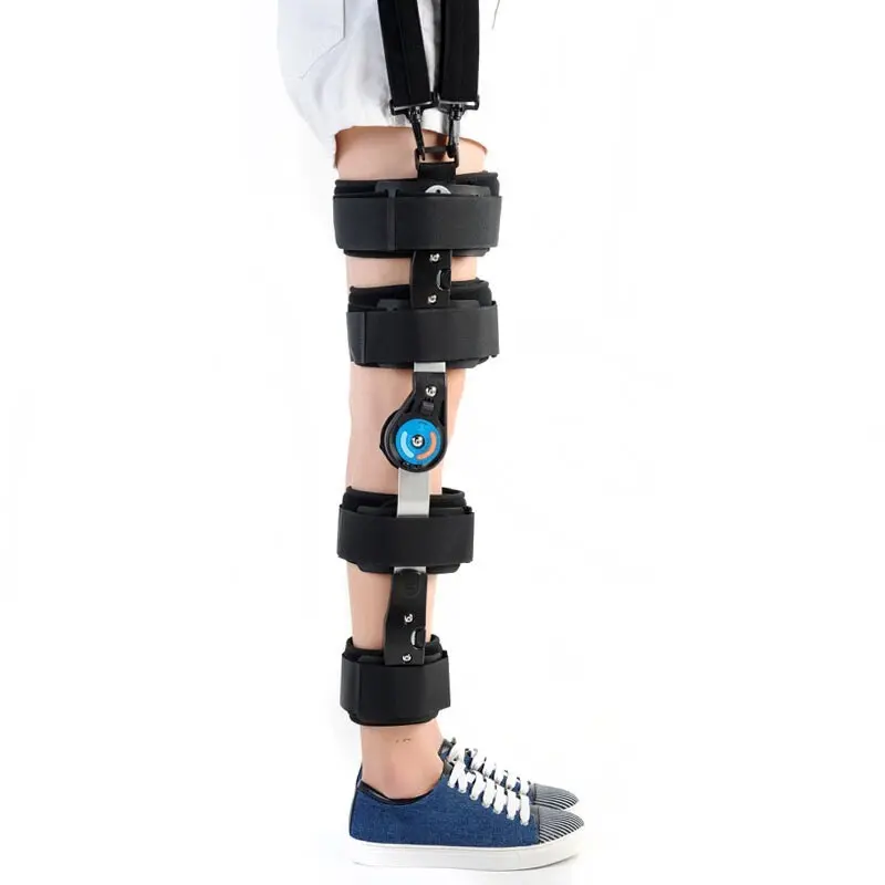 New Adjustable tourmaline orthosis dial lock hinged knee brace