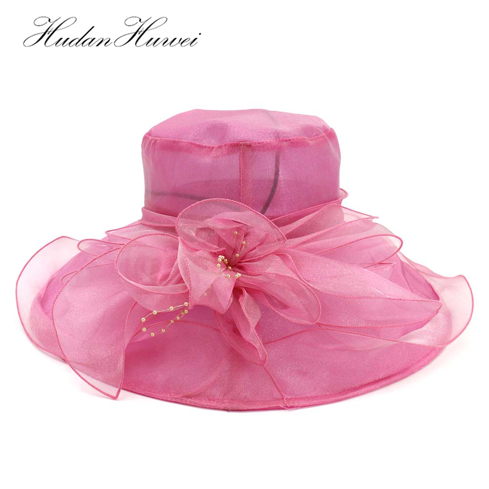 2019 New Fashion Wholesale Church Hats Elegant Ladies Wedding Hats Women Church Hats
