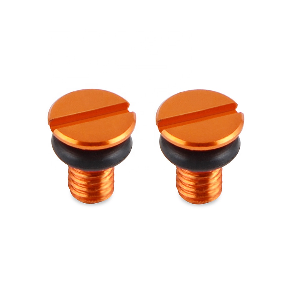 NiceCNC M4x0.7 Fork Air Valve Screws For KTM 250EXC 300EXC 08-19 250XC-W 300XC-W 2008-2019 350EXC-F 500EXC 2012-2019