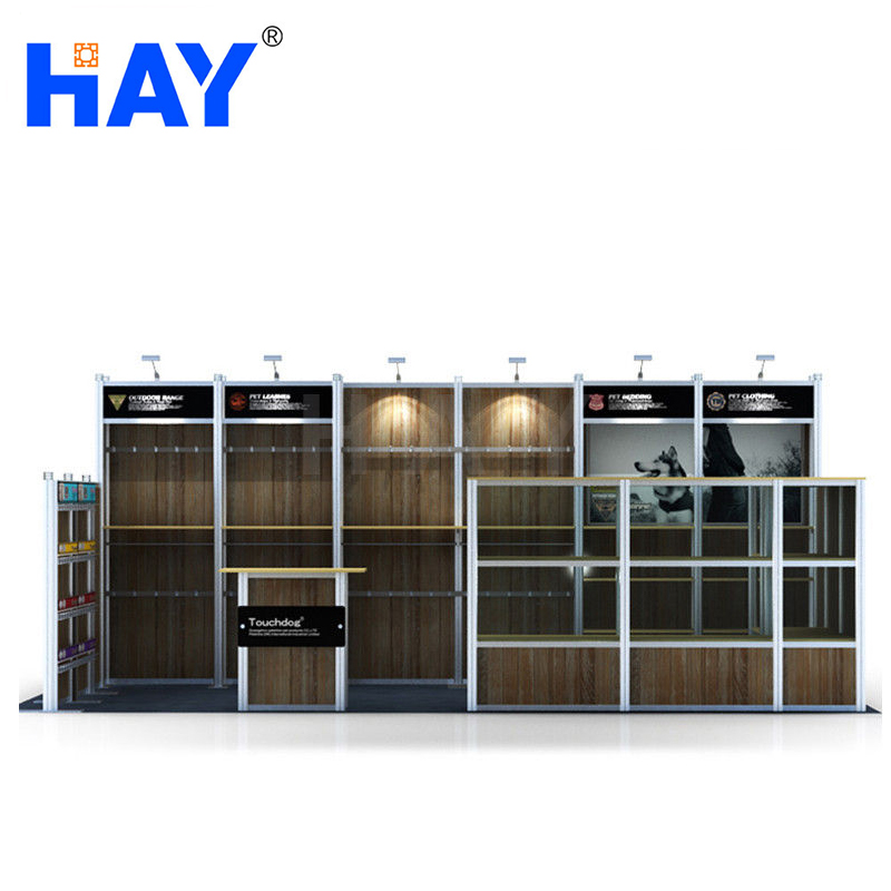Фон ткани алюминия 3x6 модульных booth