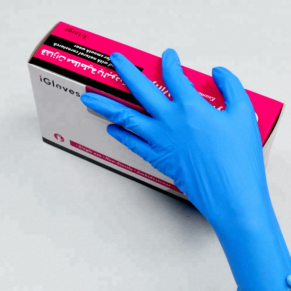 Cheap nitrile examination glooves Malaysia factory