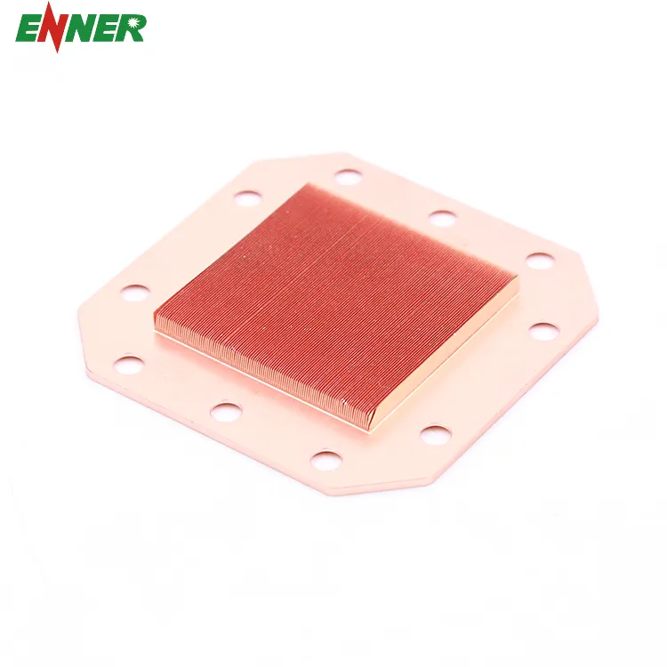 Good Thermal Conductivity Copper Heat Sink For Industrial Control Server