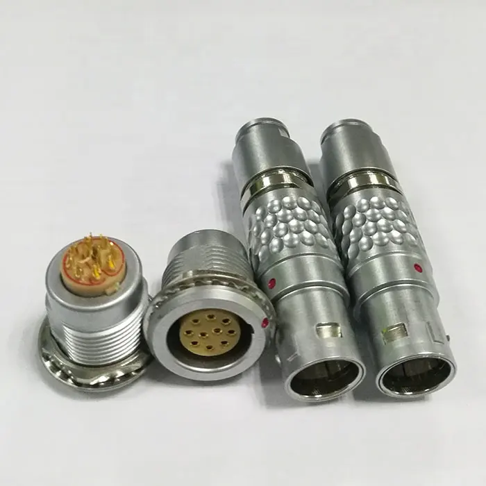 China manufacture circular self-latching push pull connector