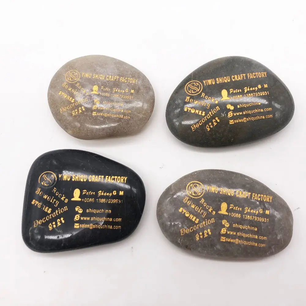 Custom Engraved River Stones With Inspirational Words As Gifts