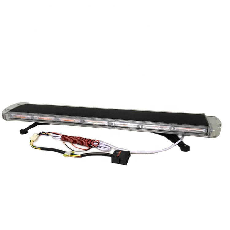 Янтарный/желтый 160W 47 "COB высокой интенсивности 16 режимов правоохранительных органов аварийного опасности Предупреждение мигающий свет автомобиль грузовик проблесковым маячком бар