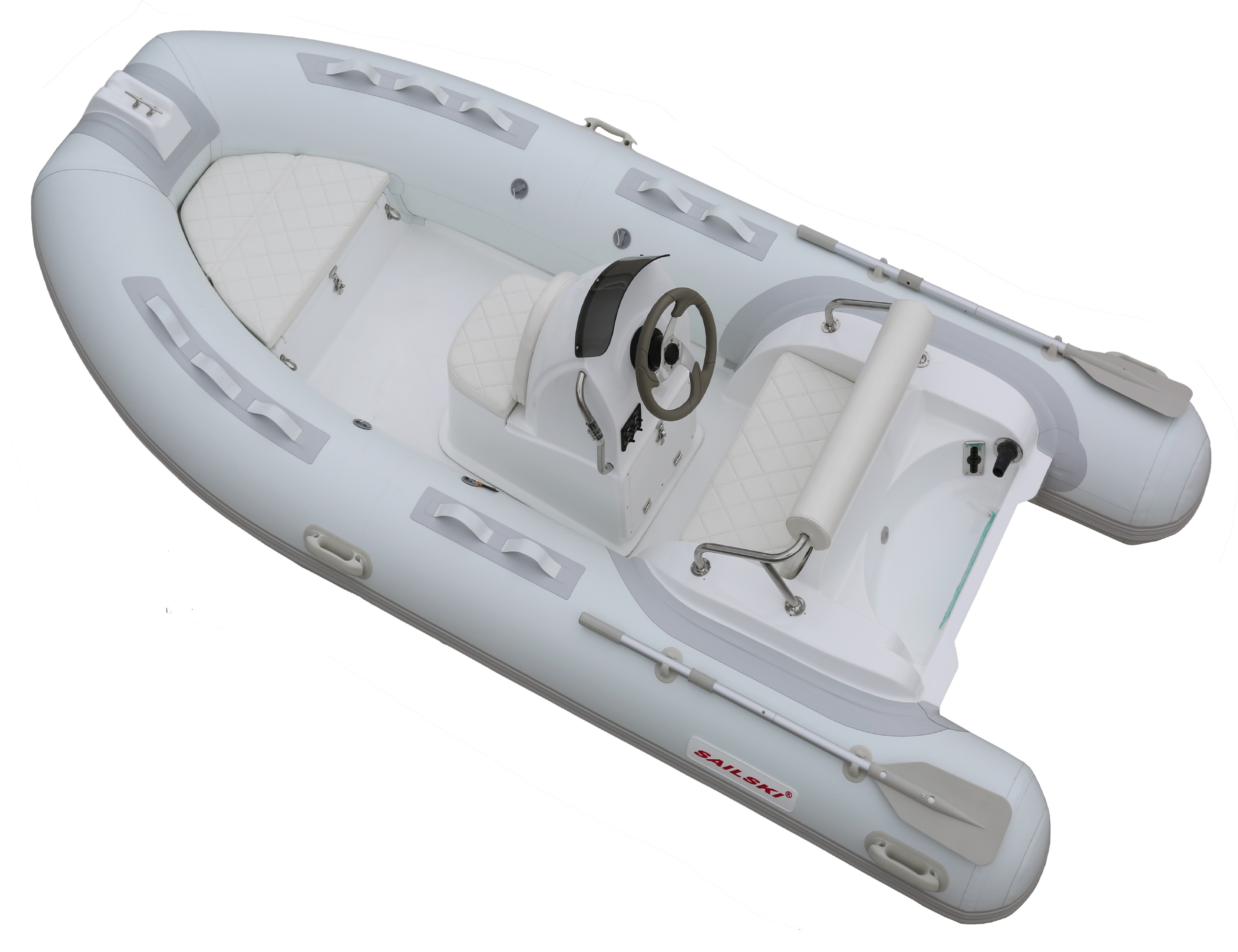 SAILSKI небольшая лодка в рубчик 330/360/390 с парусным подвесным мотором 15 л.с./20 л.с.
