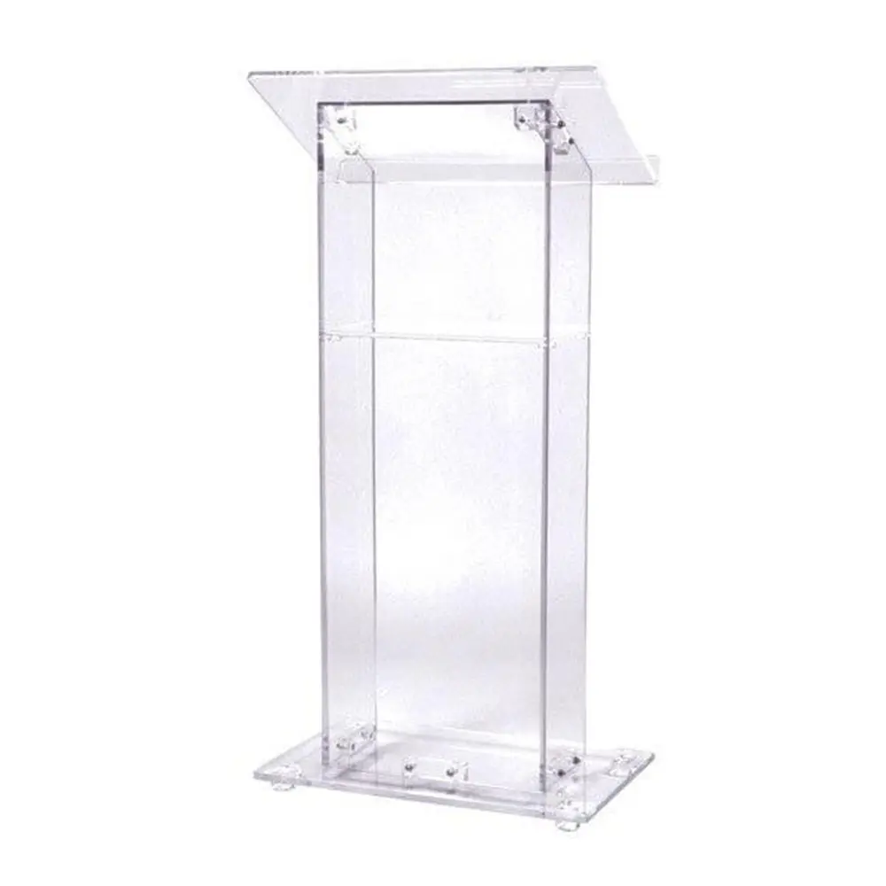 transparent acrylic speaker stand plexiglass church podium