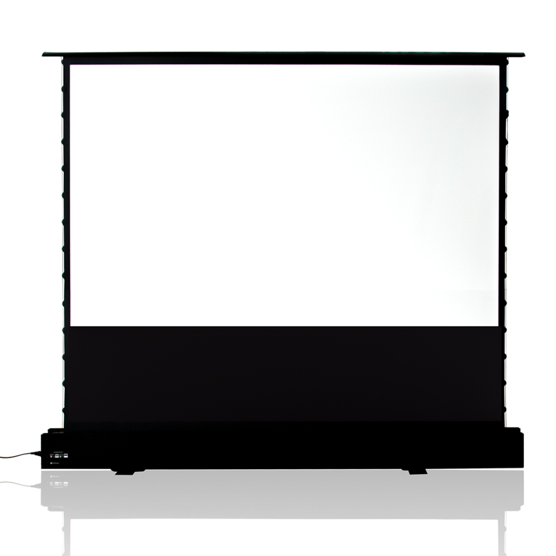 XYSCREEN 100-180 дюймовый Натяжной моторизованный напольный проекционный экран с системой защиты от фиксации