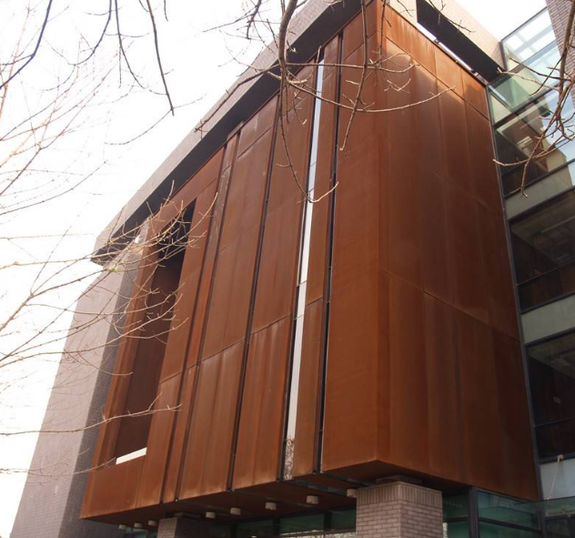 Corten стали занавес стены для здания открытый украшения