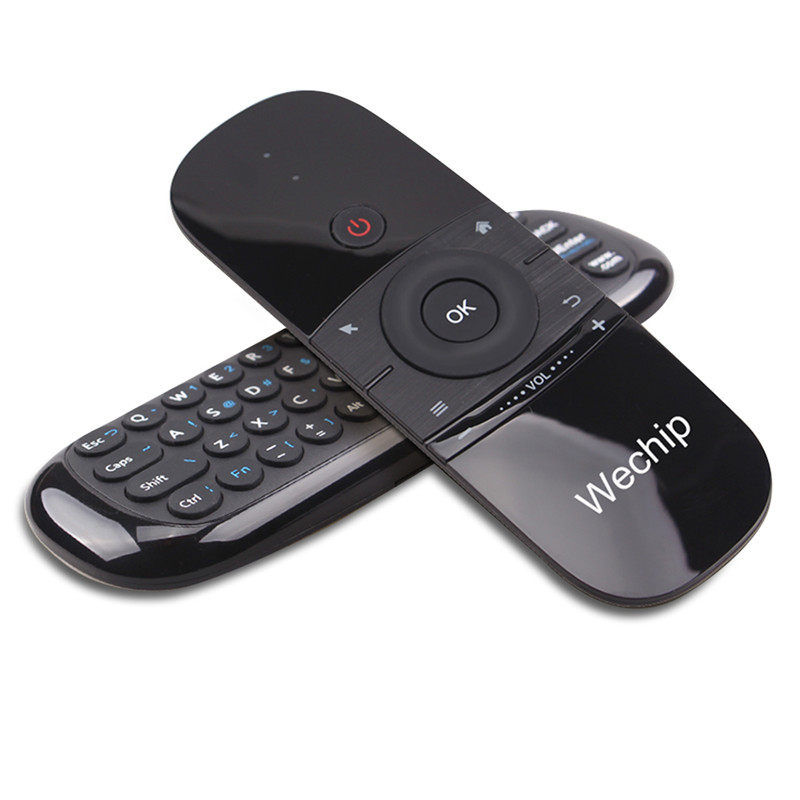 2019 WeChip W1 Android TV Box и пульт дистанционного управления проекторами.