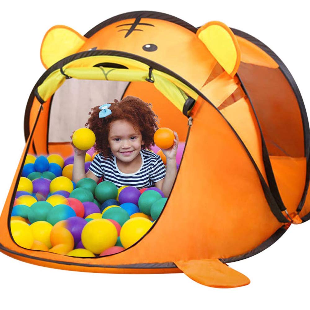 Big automatic Animal Pop up tent Tiger Game Playhouse Foldable bed tent