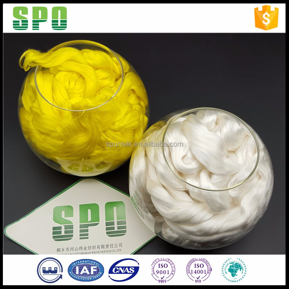 Топ из окрашенного шелка и вискозы Spo brand