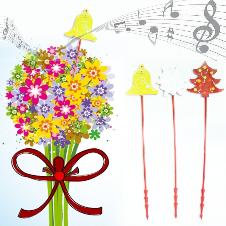 2020 Shenzhen Lexing customized homemade decoration mini pre-record music chip gift flower