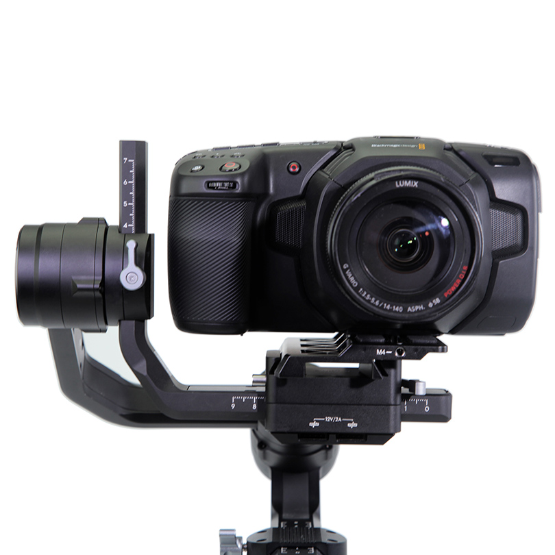 LanParte DJI Ronin S gimbal офсетная пластина для blackmagic pocket cinema camera 4k