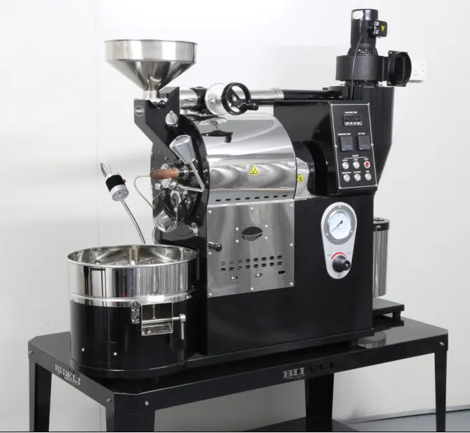 Different types commercial 500g 1kg 2kg coffee roaster machine