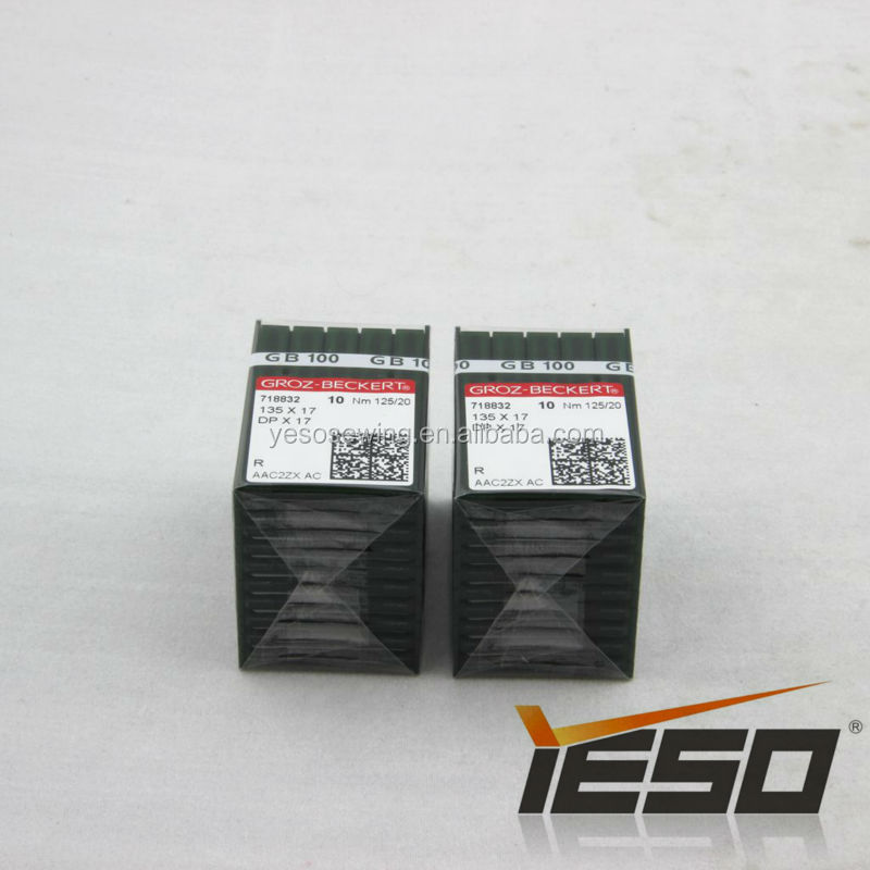 Швейная игла Groz-Beckert 135x17 DPX17 Nm 125/20, сделано в германии