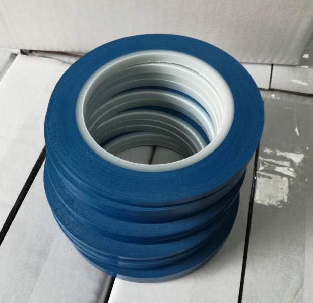 blue design for car masking tape on painting