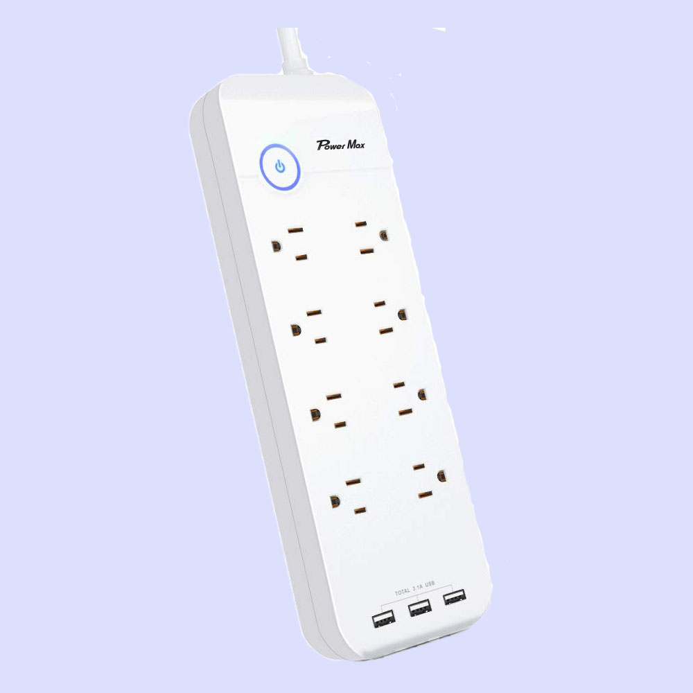 Новейшие модули данных об электропитании ETL FCC 3 USB Настольная розетка 8 розеток стабилизатор напряжения
