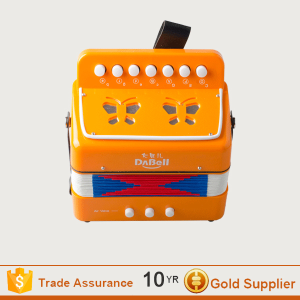 Китай горячие продажи цвет 7-ключа Игрушка Аккордеон/Детская игрушка гармошкой