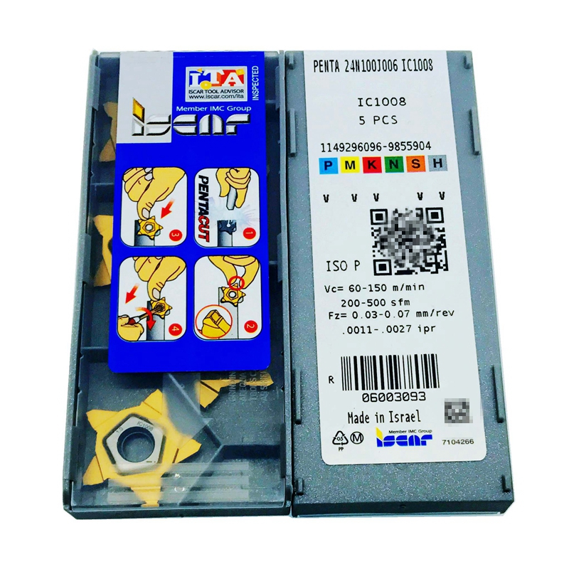 Токарные станки ISCAR PENTA, разделительные лезвия PENTA24N100J006 IC1008