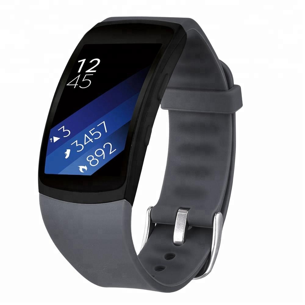 Мягкий силиконовый ремешок для Samsung gear fit2, замена резиновый спортивный ремешок для Samsung Watch Band