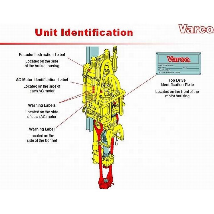 API Standard top drive system water well drilling rig top drive