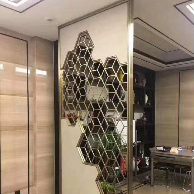 Металлический разделитель для комнаты с лазерной резкой