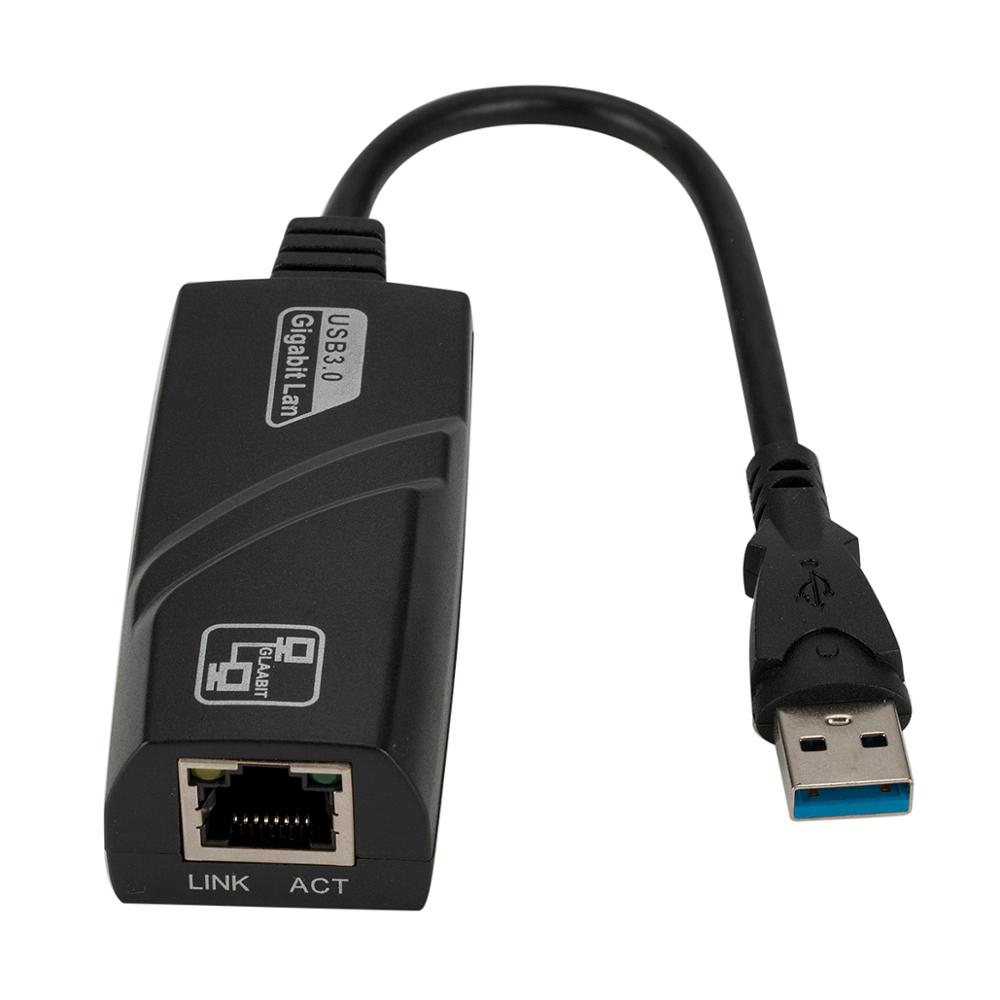 USB Ethernet адаптер Сетевая карта USB 3,0 к RJ45 Lan гигабитный Интернет для компьютера Macbook ноутбука Usb Ethernet