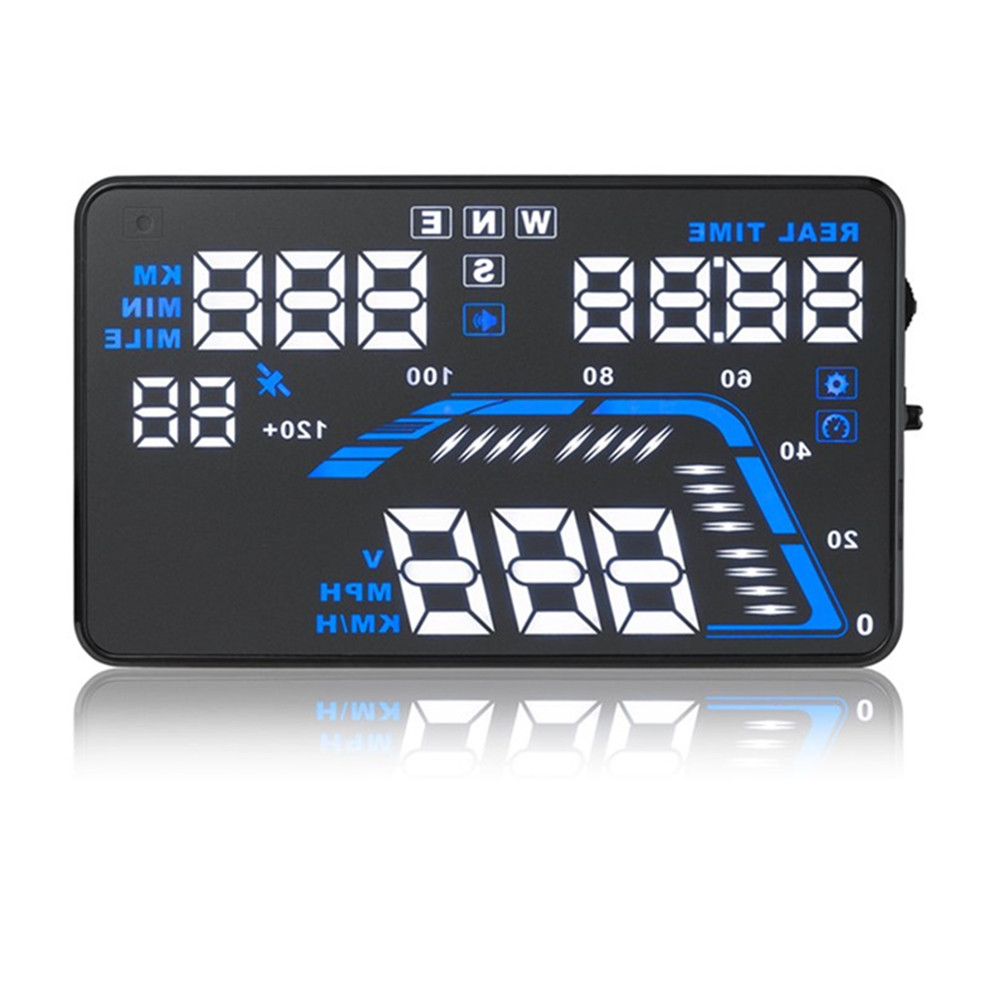 Wins Новинка Самая продаваемая тонировка для стекла 5,5 "HUD мобильного выставочного стенда Универсальный Автомобильный спидометр GPS
