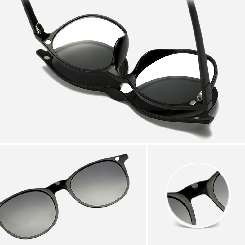 DLC2258 PC Новое поступление 2021 солнцезащитные очки для вождения Sonnenbrille 5 магнитных солнцезащитных очков