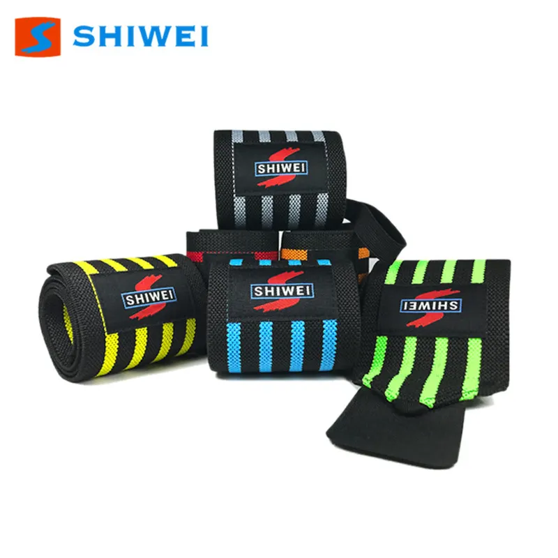 Wrist Wraps Straps SHIWEI-624#Latest Approved Weightlifting Wrist Straps Wraps Support
