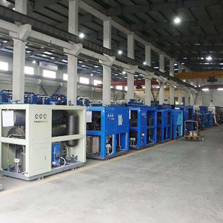 Промышленная линия компрессора воздуха OEM heatless регенерация осушитель сжатого воздуха