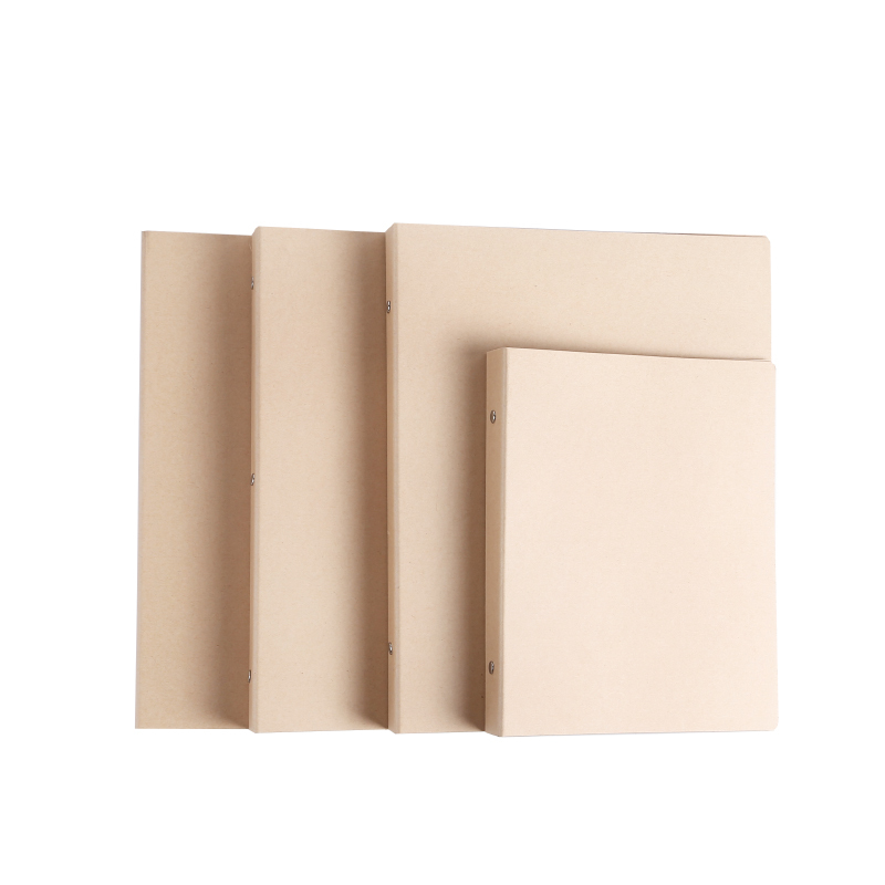 Wholesale A3 Size Kraft Paper document file folders with custom logo high quality folder