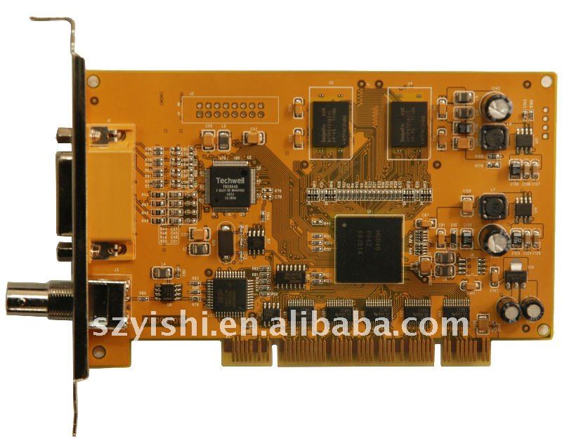 LW-18004 4 канала CIF в реальном времени DVR карта с SDK