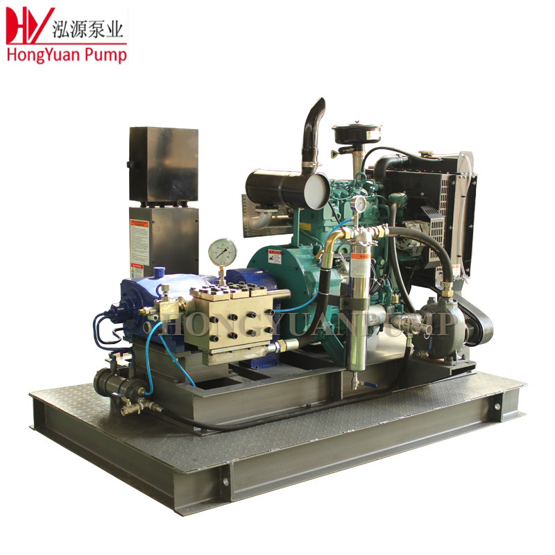 1500Bar 15L/M Diesel driiven double effect aluminum formwork water jet hydro jetting equipment