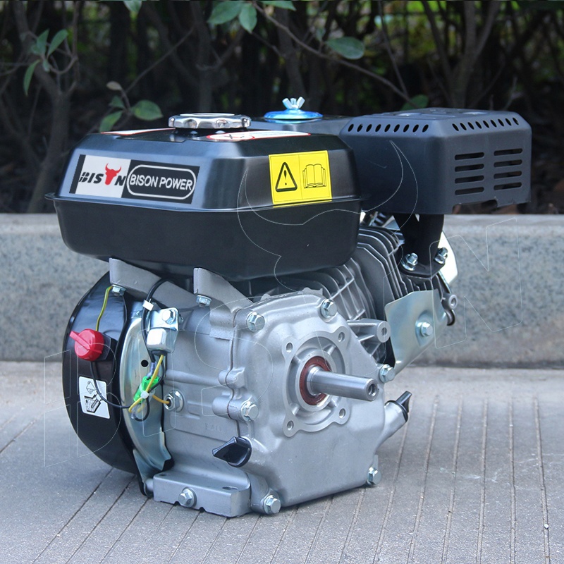 Bison 196cc бензиновый двигатель, OHV бензиновый двигатель GX200 6.5HP, одноцилиндровый 168F-1 бензиновый двигатель