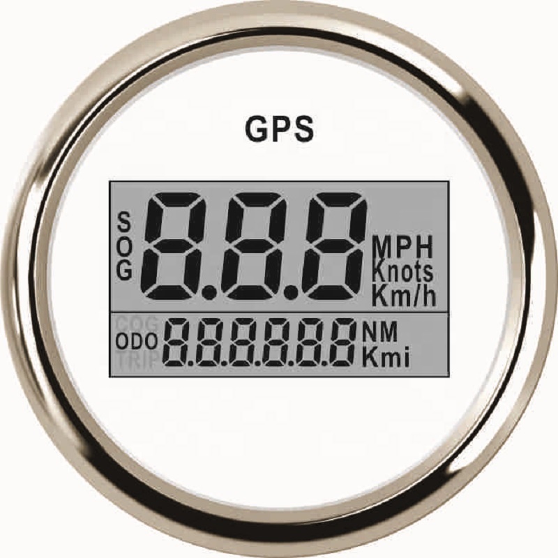 52 мм Цифровой GPS Спидометр Одометр Универсальный 0-999 с красным индикатором