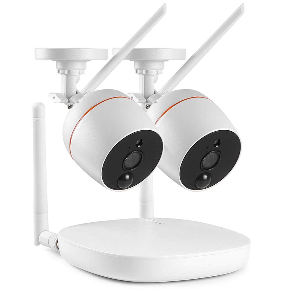 2019 2-канальная IP-камера HD 1080P, пик, Wi-Fi, беспроводной сетевой видеорегистратор, поддержка 128G Micro SD карты, двустороннее аудио, для улицы