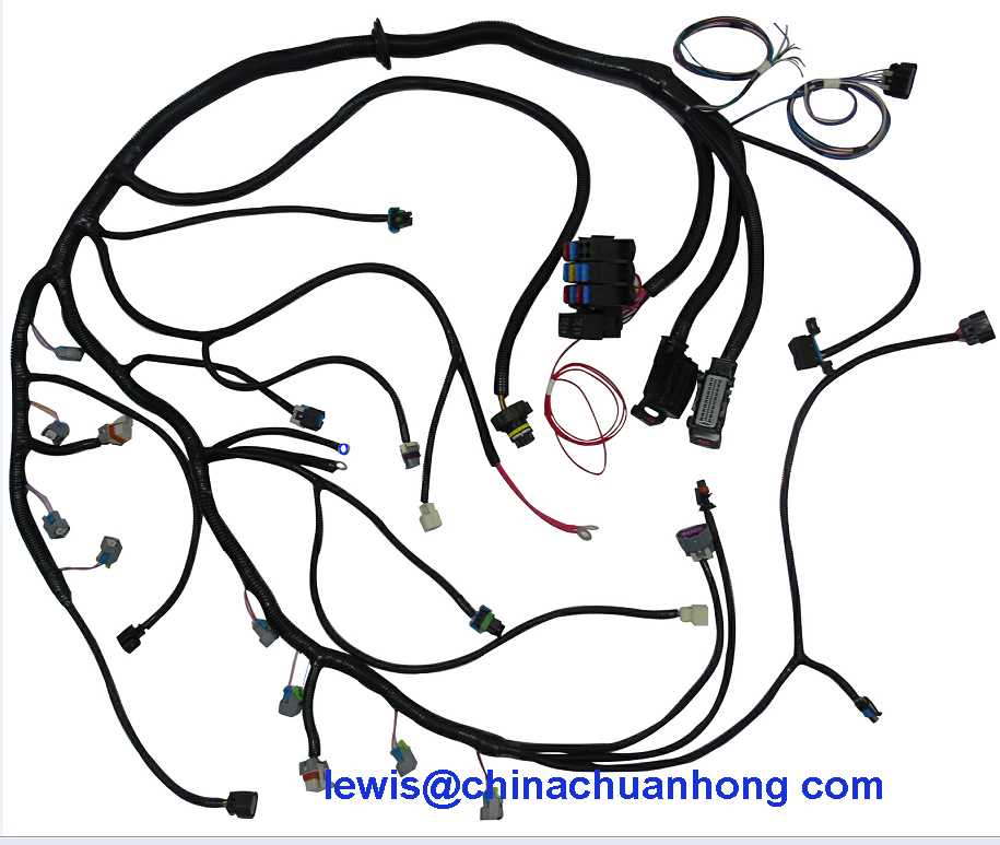 07 Up LS2 LS3 Standalone Wire Harness GM Truck Wiring Kit 6L80E Tranny - E38 ECM