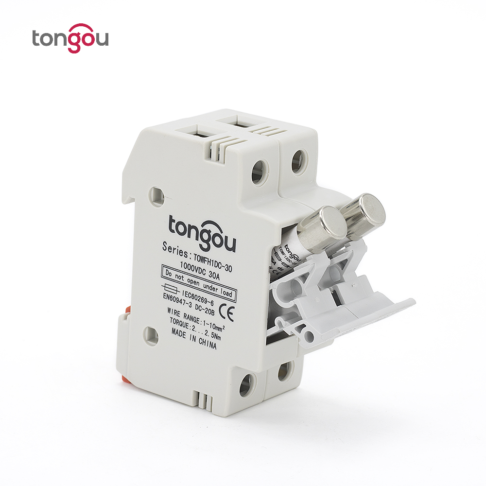 2 Pole 30A Solar DC Fuse Thermal Fuse 1000V Fuse Holder with TUV CE Certificate
