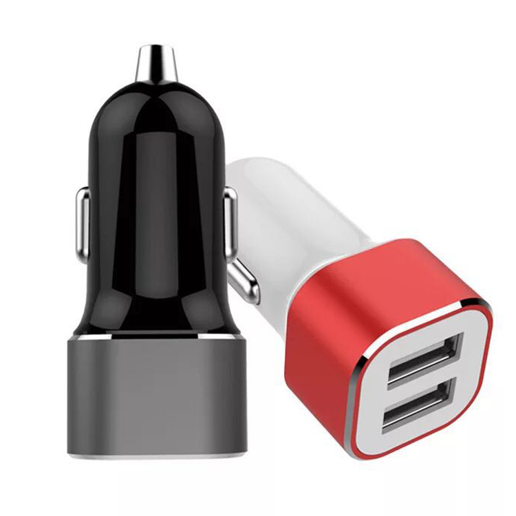 Мини Портативный 2 порта usb Быстрый 2.4a беспроводной мобильный телефон автомобильное зарядное устройство Быстрая зарядка