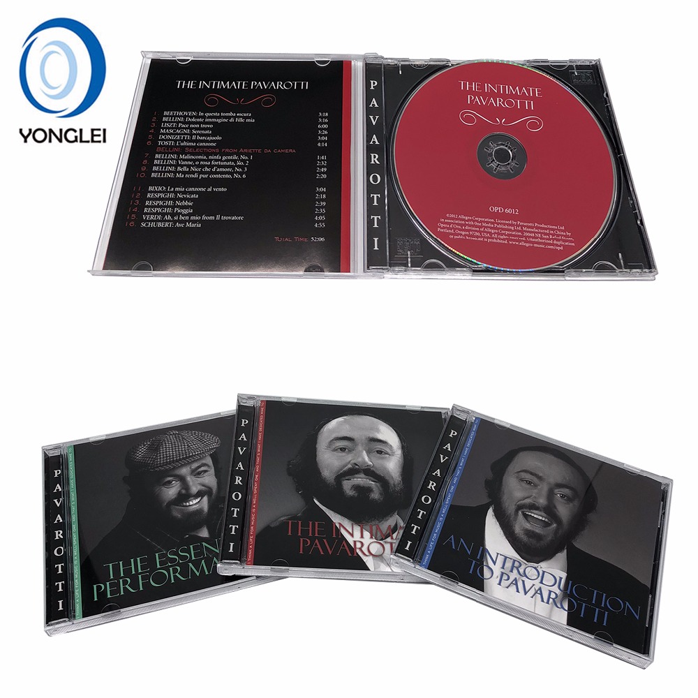 Музыкальный CD Стандартный CD чехол для украшений и производство компакт-дисков