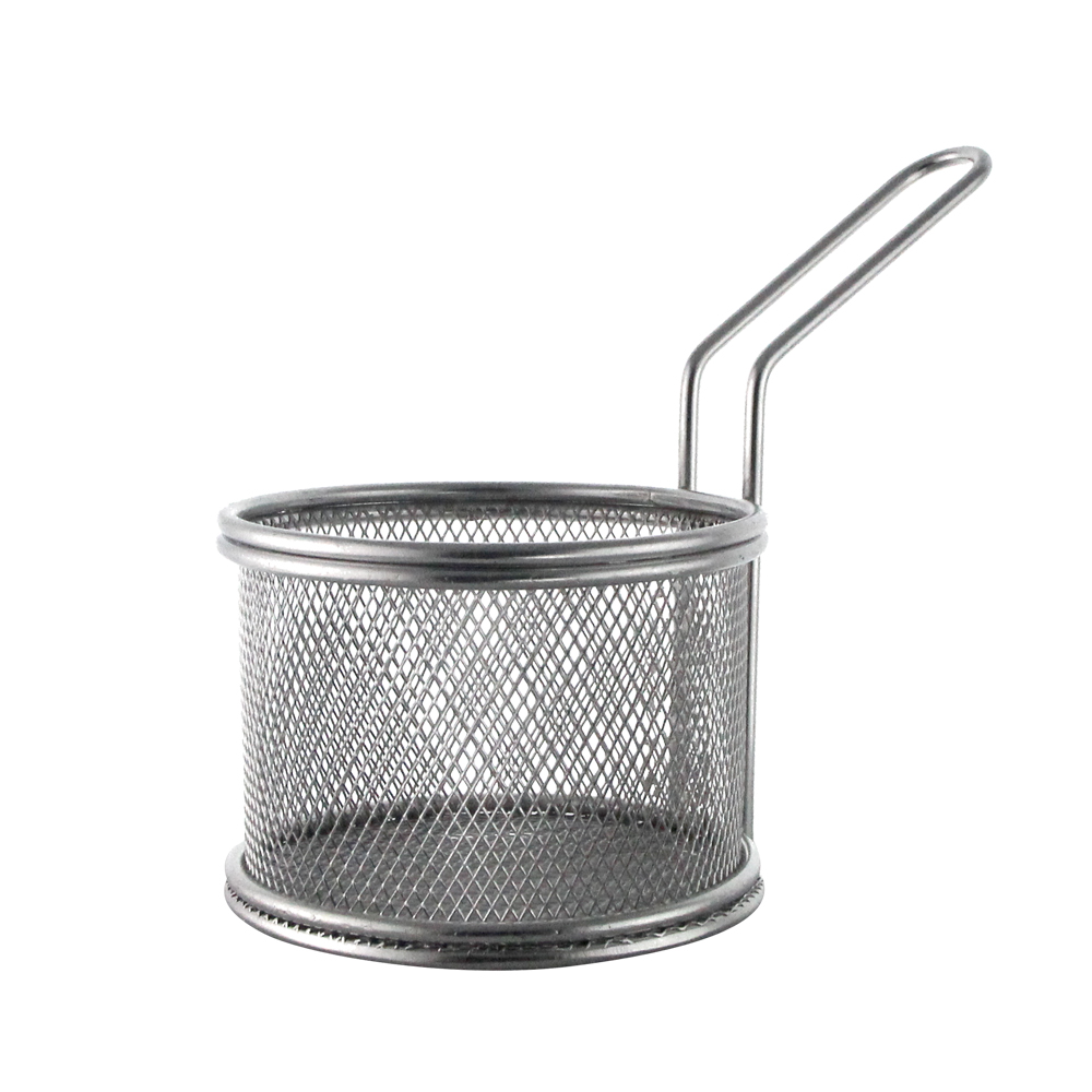 France Stainless Steel 201French Round Mini Fry Basket