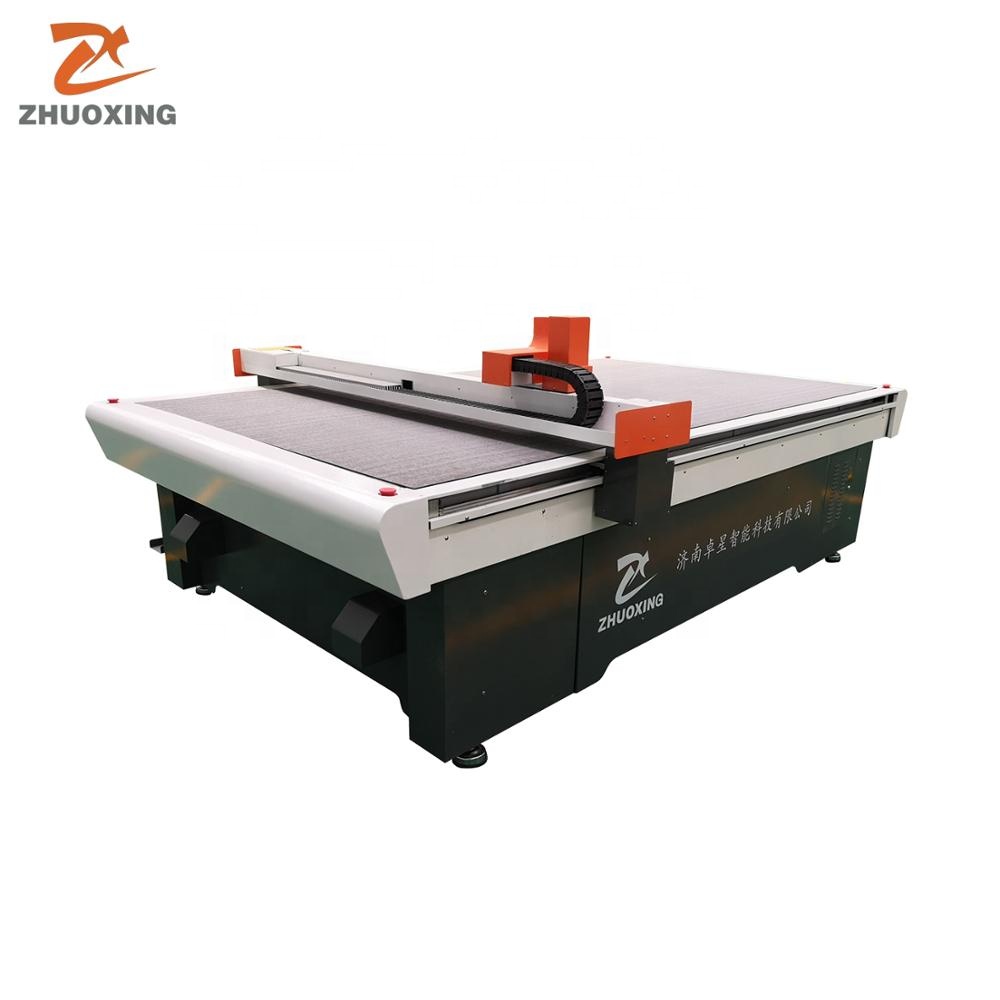Printed KT board CNC flatbed digital cutter high accuracy oscillating Cutting machine with CCD camera