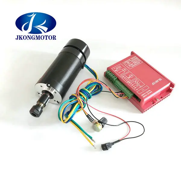 48V 500W Air-Cooled Spindle Motor With Brushless Dc Driver Kit