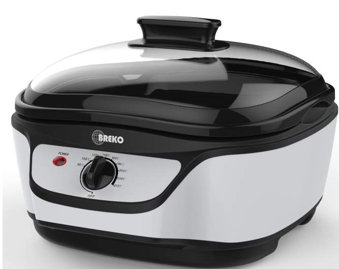 AC801M 1500 Вт 5L медленный повар 8 в 1 Многофункциональный фондю жарить гриль пара